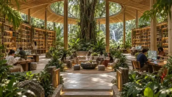 Biblioteca y aprendizaje · visualización del proyecto